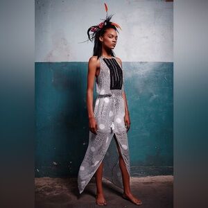 L.A.M.B. Runway Collection Vogue Magazine Couture Gwen Stefani Dress Size 6